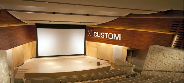 Auditorium with large screen