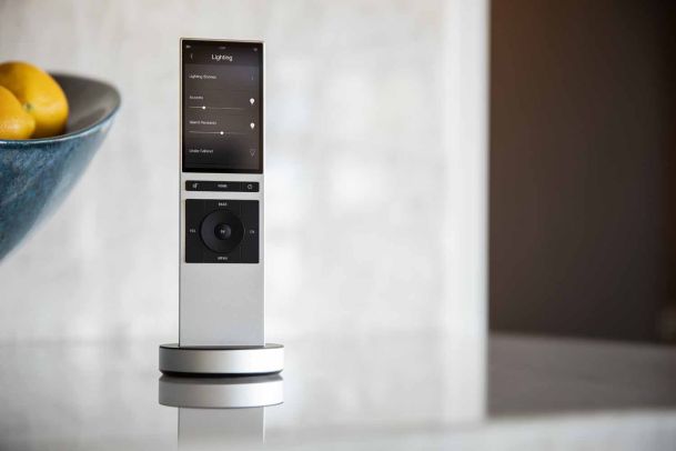 control4 neeo remote on white background