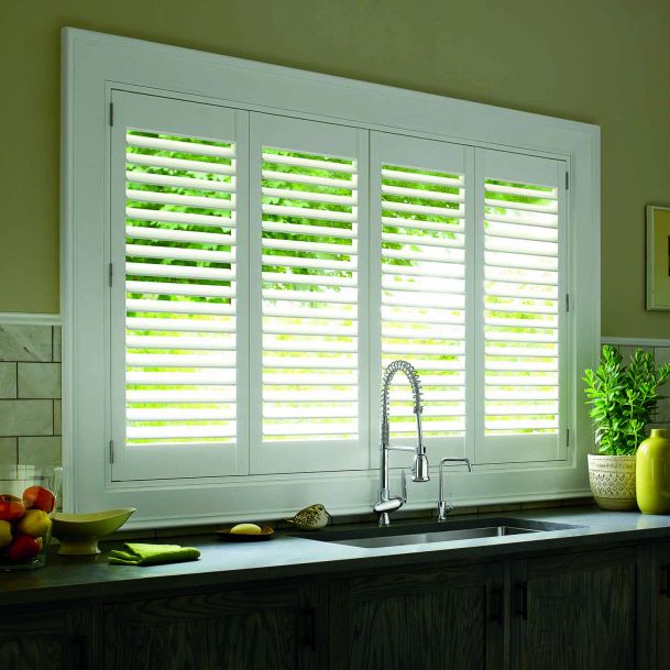 hunter douglas shading in kitchen